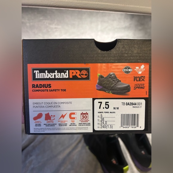 Timberland Pro Radius Composite Steel Toe Work Sneakers - Picture 9 of 10